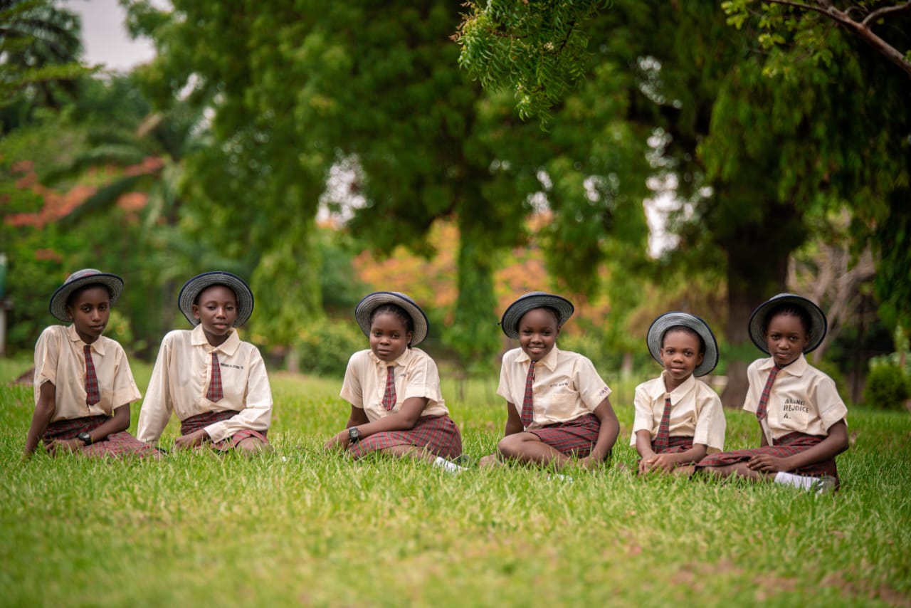 Students in school hall
